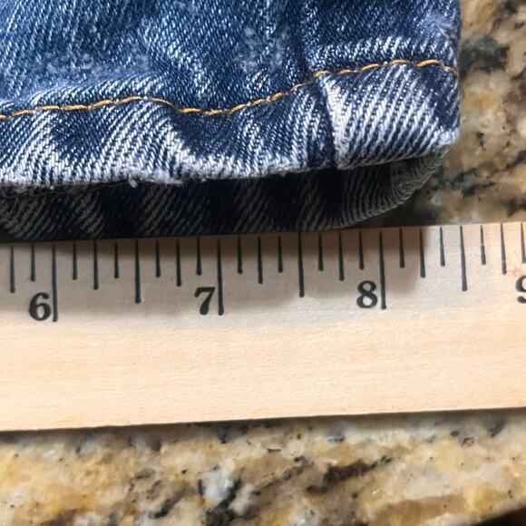 Levi's 505 Mens 38x30 Straight Fit Stonewash Blue Denim‎ Jeans Medium Wash - Picture 5 of 8